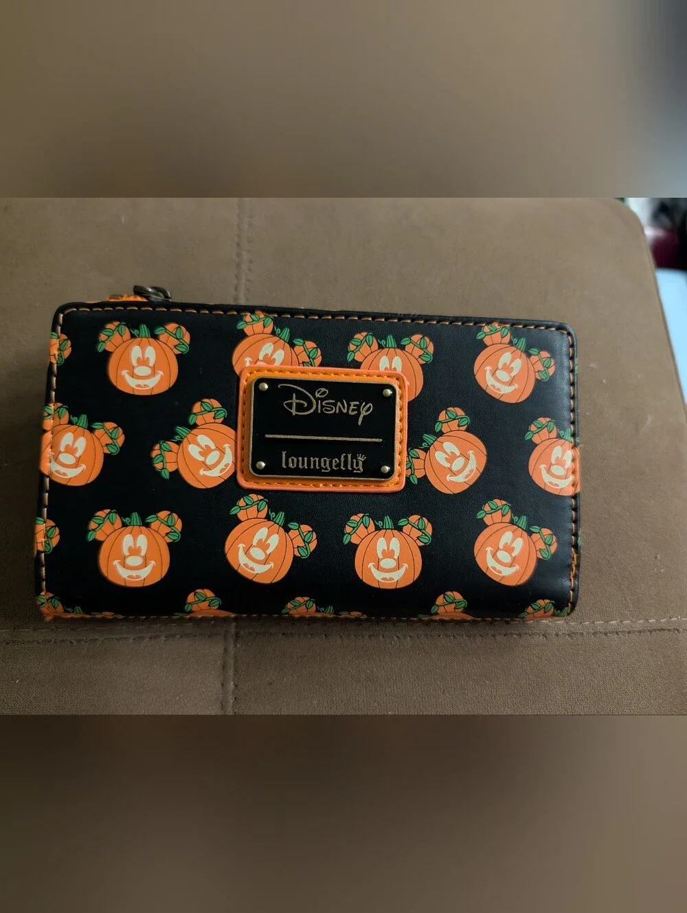 Loungefly Black & Orange Pumpkin Wallet